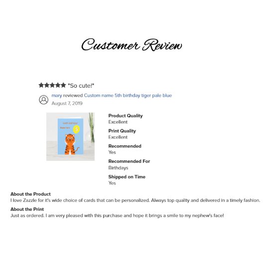 Vijfde verjaardag tijger voegt naam blauw toe kaart