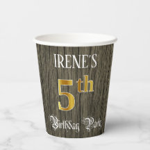 Vijfde verjaardag van de Faux Gold & Faux Wood