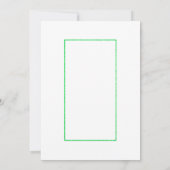 Vijfde verjaardag van de Groene en de Gouden Parti Kaart (Achterkant)