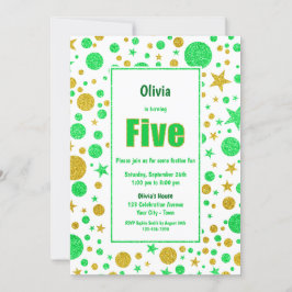 Vijfde verjaardag van de Groene en de Gouden Parti Kaart