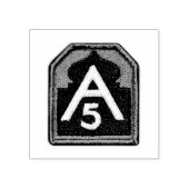 Vijfde Vijfde Vijfde Leger Veteranen Vets Noordeli Rubberstempel (Afrduk)