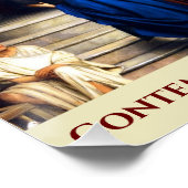 Vijfde vreugdevol mysterie Poster (Hoek)