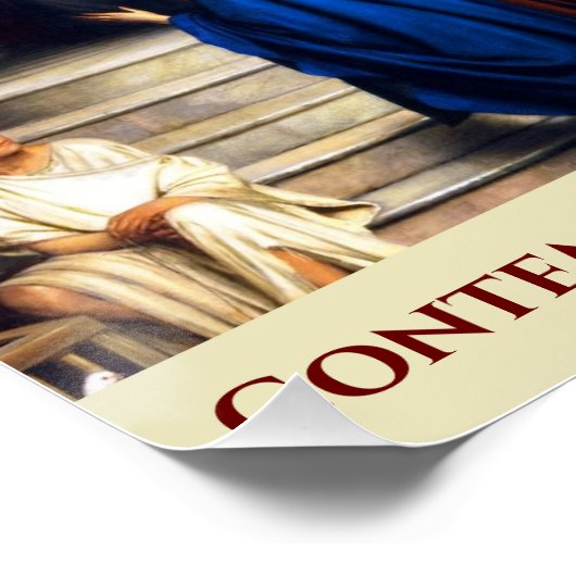 Vijfde vreugdevol mysterie Poster (Hoek)