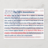 Vijfde wijziging briefkaart (Voorkant)