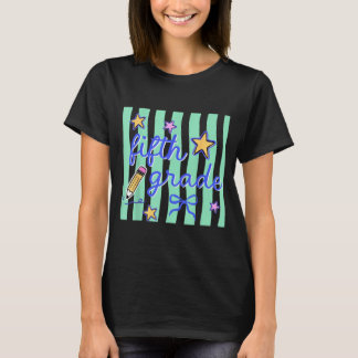 Vijfdegraads Leraar 5e klas Preppy Ed Terug Naar T-shirt