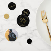 Vijfendertig | Goud & Zwart 35e verjaardag Party Confetti (Groep)