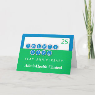 Vijfentwintig 25-jarige circulaires over het Jubil Kaart