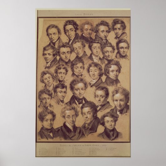 Vijfentwintig leerlingen van de Studio Antoine Poster (Voorkant)