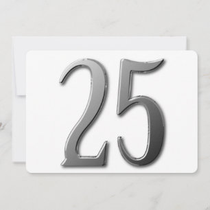 Vijfentwintig met Informatie over Achterzijde Kaart