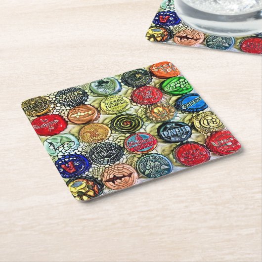 Vijfentwintig Petten Onderzetter (Schuin)