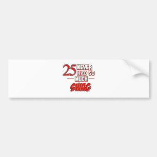 vijfentwintigste verjaardag bumpersticker