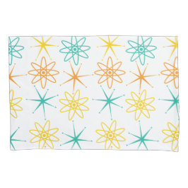 Vijfenvijftig - hoesje met atomen en sterren kussensloop