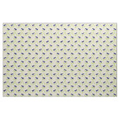 Vijfenvijftig - twee blauw vogelweefsel stof (Yard (91,4 cm))