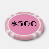 Vijfhonderd dollar (Logo) Poker Chips (Enkel)