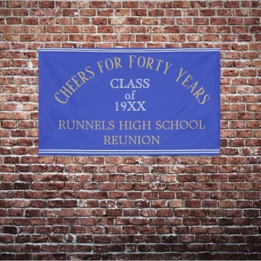 VIJFJAAR CLASSE reünie banner