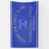 VIJFJAAR CLASSE reünie banner (Verticaal)