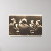 Vijfkant portret van Duchamp Stretched Canvas (Voorkant)