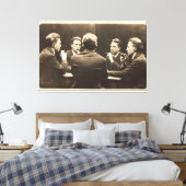 Vijfkant portret van Duchamp Stretched Canvas (Insitu (Slaapkamer))