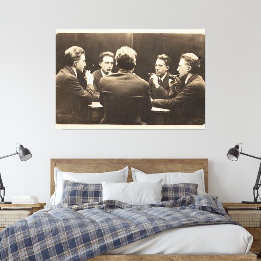 Vijfkant portret van Duchamp Stretched Canvas (Insitu (Slaapkamer))