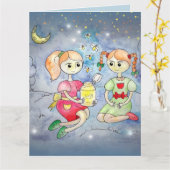 VIJFLIEKE VRIEND ZISTER DENKEN AAN JULLIE KAARTEN (Gele Bloem)