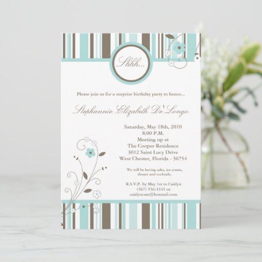 Vijfmaal7 Uitnodiging van de Partij van de Partij  (Staand voorkant)