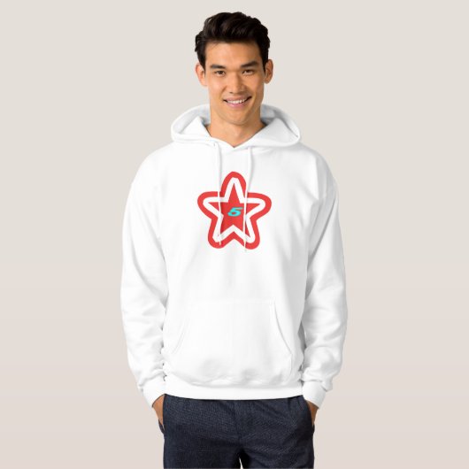 vijfsterren hoodie (Voorkant volledig)