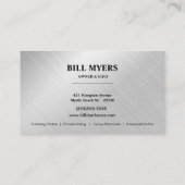 Vijfsterrenbarbecue Visitekaartje (Achterkant)