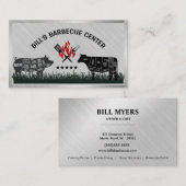 Vijfsterrenbarbecue Visitekaartje (Voorkant / Achterkant)