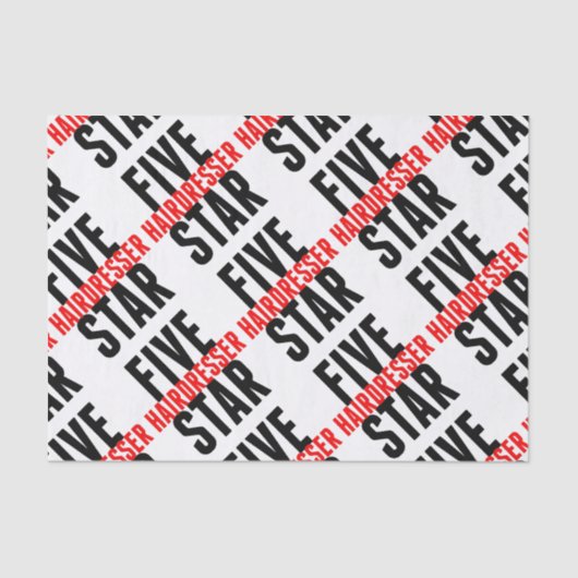 Vijfsterrenkapper Tissuepapier (Voorkant)