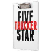 Vijfsterrenvrachtwagen Klembord (Links)