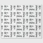 Vijftien & Fabulous 15/Quinceanera-Verpakkingsdocu Cadeaupapier (Vlak)