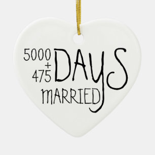 Vijftien Jaar Getrouwd Wasliefde Keramisch Ornament