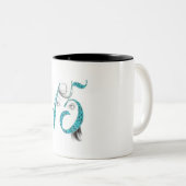 Vijftien jaar oud met kerstmis Mok (Voorkant rechts)