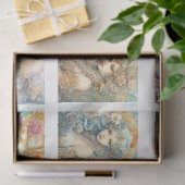 Vijftien Maagden van de Zee (3) Maten Decoupage Tissuepapier (Geschenk)