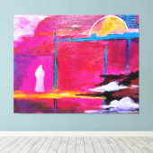 Vijftien minuten canvas afdruk (Insitu (Houten vloer))