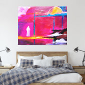 Vijftien minuten canvas afdruk (Insitu (Slaapkamer))