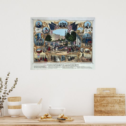 Vijftiende amendement poster (Keuken)
