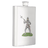 Vijftiende eeuw Engelse Knight Heupfles (Rechts)