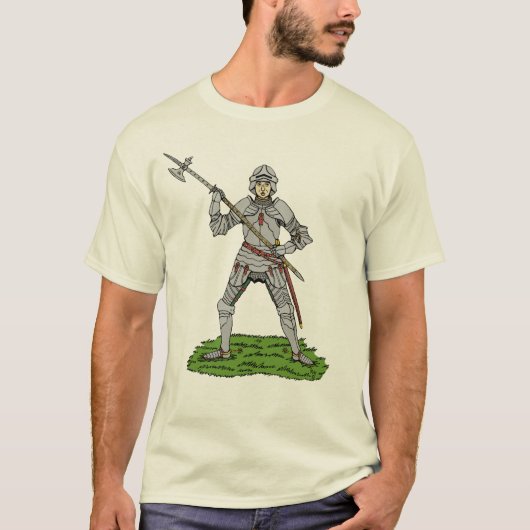 Vijftiende eeuw Engelse Knight T-shirt (Voorkant)