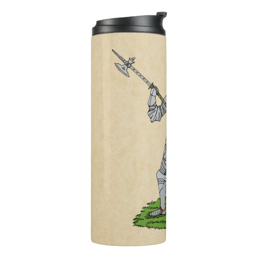 Vijftiende eeuw Engelse Knight Thermosbeker (Gedraaid links)