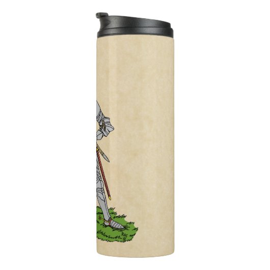 Vijftiende eeuw Engelse Knight Thermosbeker (Geroteerd rechts)