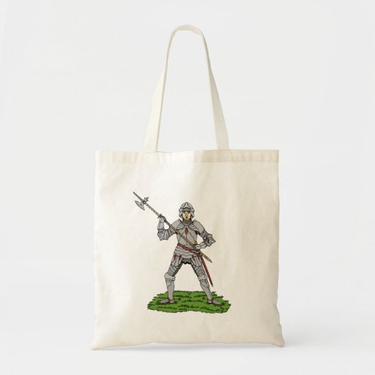 Vijftiende eeuw Engelse Knight Tote Bag (Voorkant)