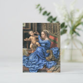 Vijftiende-eeuwse Vlaamse Madonna en Kind Briefkaart (Staand voorkant)