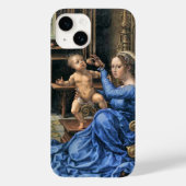 Vijftiende-eeuwse Vlaamse Madonna en Kind Case-Mate iPhone Case (Achterkant)
