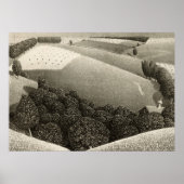 Vijftiende juli 1938, ingediend door Grant Wood Poster (Voorkant)