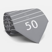 Vijftig 50 grijze Stropdas (Opgerold)