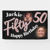 Vijftig 50e verjaardag van de Tweede Fotomanuscrip Spandoek (Horizontaal)