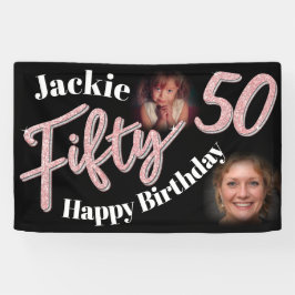 Vijftig 50e verjaardag van de Tweede Fotomanuscrip Spandoek