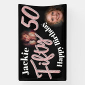 Vijftig 50e verjaardag van de Tweede Fotomanuscrip Spandoek (Verticaal)