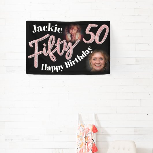 Vijftig 50e verjaardag van de Tweede Fotomanuscrip Spandoek (Insitu)